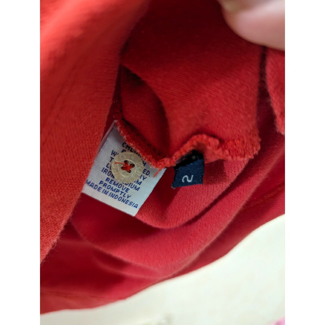 POLO RALPH LAUREN(ポロラルフローレン)のポロラルフローレン★Slim Fit ★RED キッズ/ベビー/マタニティのキッズ服女の子用(90cm~)(Tシャツ/カットソー)の商品写真