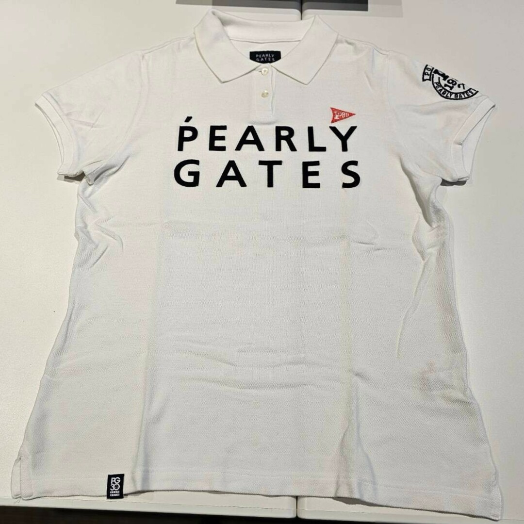 PEARLY GATES(パーリーゲイツ)のパーリーゲイツ レディース半袖ポロシャツ スポーツ/アウトドアのゴルフ(ウエア)の商品写真