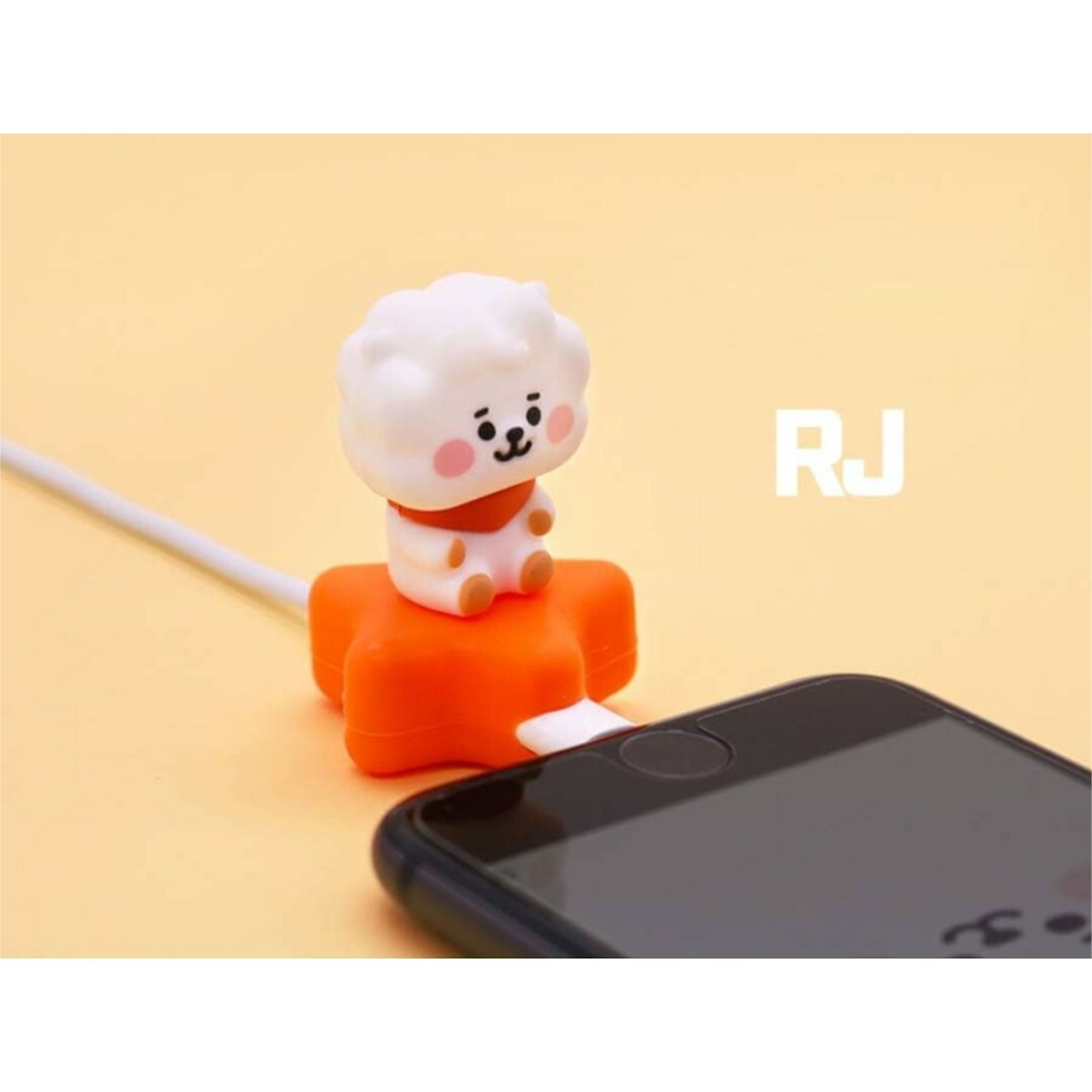 【新品未開封】BT21 ケーブル RJ p保護 ベビー ケーブルマスコット エンタメ/ホビーのおもちゃ/ぬいぐるみ(キャラクターグッズ)の商品写真