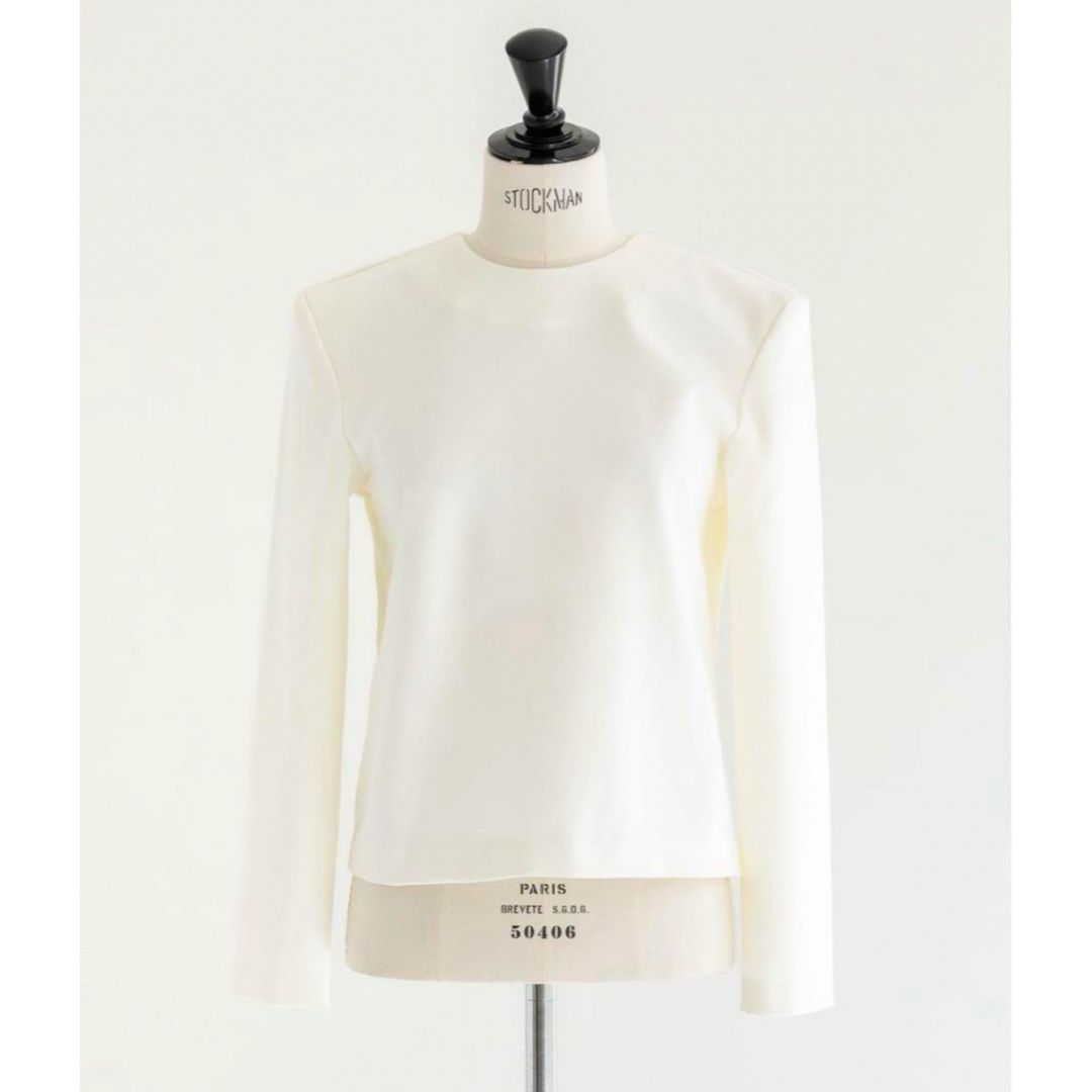 新品 CARLA Lady shoulder tops  ホワイト　2 レディースのトップス(Tシャツ(長袖/七分))の商品写真
