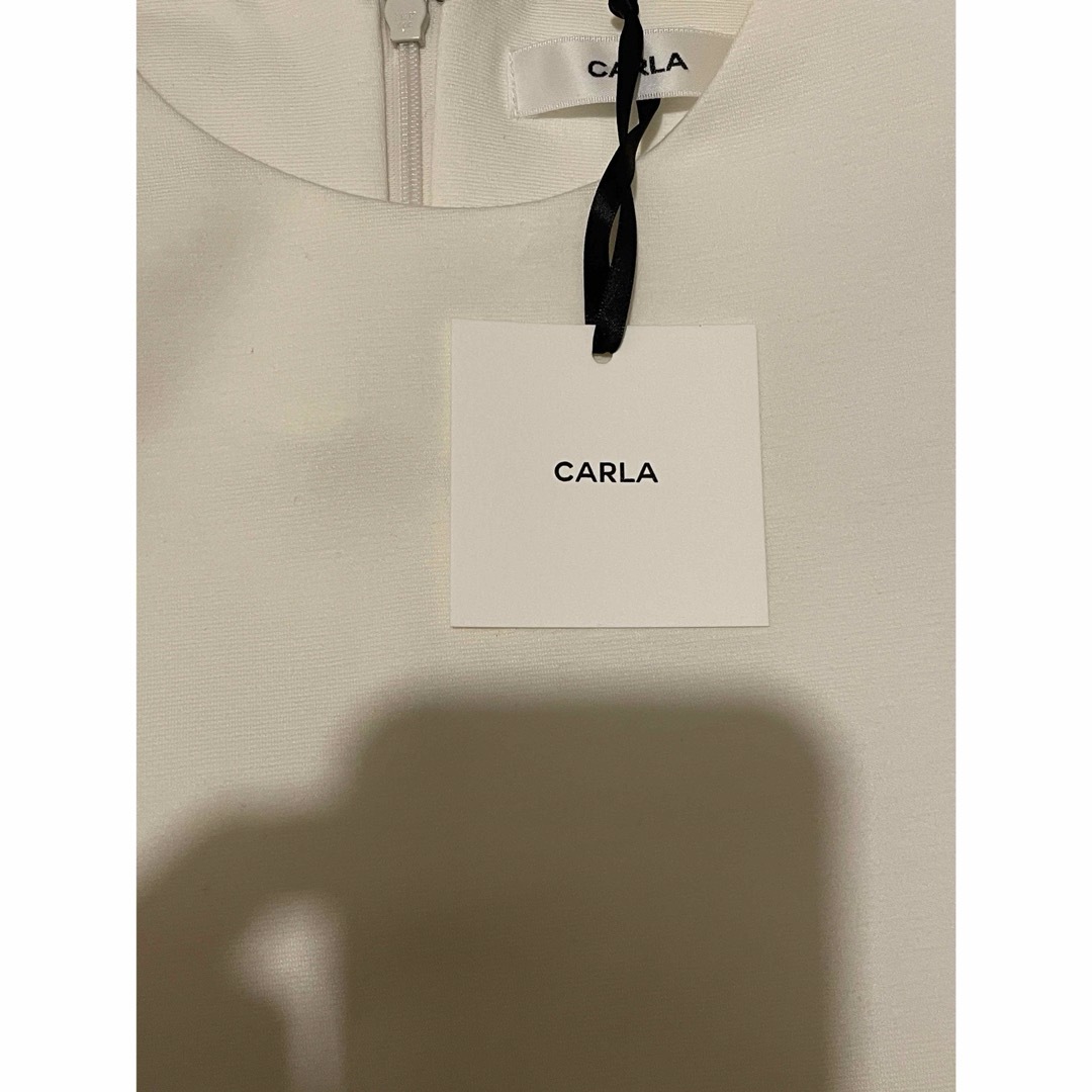 新品 CARLA Lady shoulder tops  ホワイト　2 レディースのトップス(Tシャツ(長袖/七分))の商品写真
