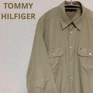 トミーヒルフィガー(TOMMY HILFIGER)の美品【US古着】トミーヒルフィガー シャツ  ユニセックス ビッグサイズ(シャツ)
