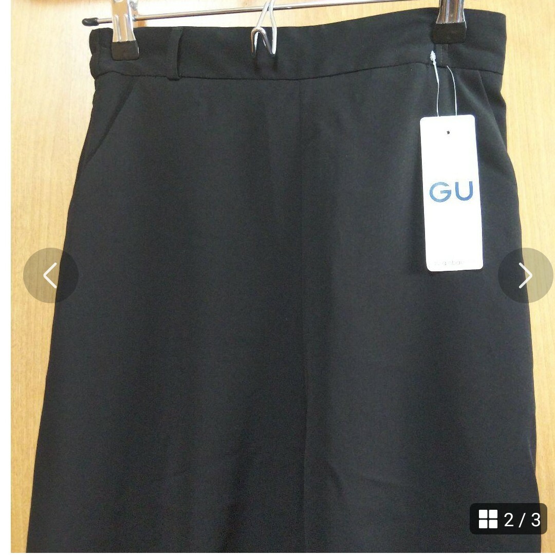 GU(ジーユー)のGU ジーユー クロップドワイドパンツ 未使用タグ付き レディースのパンツ(クロップドパンツ)の商品写真