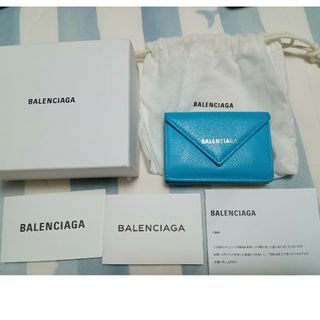 Balenciaga - バレンシアガ✩ミニウォレット財布 水色