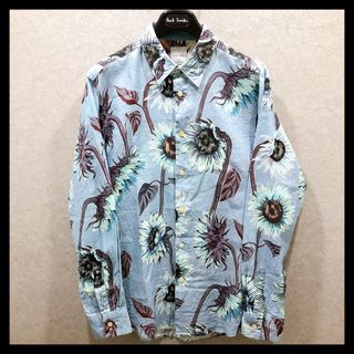 ポールスミス(Paul Smith)の22SS ポールスミス 長袖シャツ 花柄 ブルー系(シャツ)