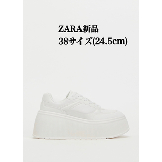 ZARA - 完売品 ZARA プラットフォームスニーカー 38サイズ(24.5cm)新品
