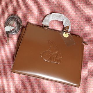 franche lippee - 【新品未使用】フランシュリッペ＊おやこうさぎかちっとBAG＊バッグ＊キャメル