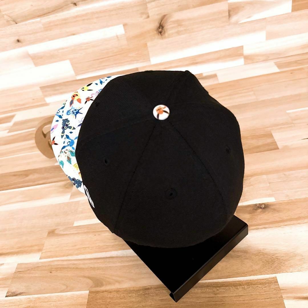 NEW ERA(ニューエラー)の激レア【ニューエラ×ポケモン】限定コラボ イーブイ ファミリー キャップ 黒 メンズの帽子(キャップ)の商品写真