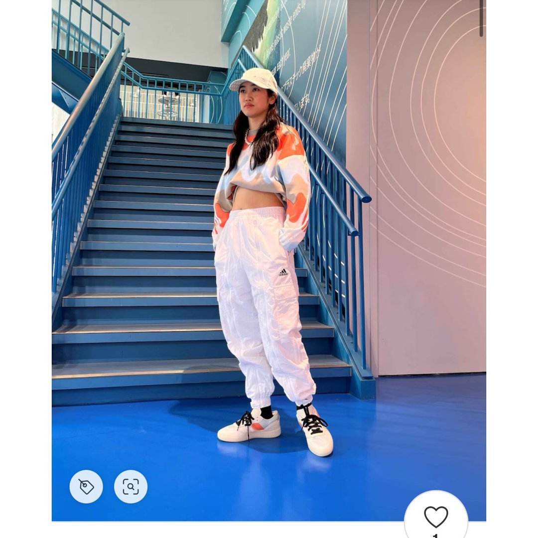 adidas(アディダス)のadidas♡ダンスウーブンカーゴパンツ レディースのパンツ(ワークパンツ/カーゴパンツ)の商品写真