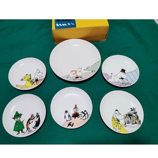 ムーミン(MOOMIN)のYAMAKA ムーミン ベリーセット 柄違い 6枚 プレート 皿(食器)