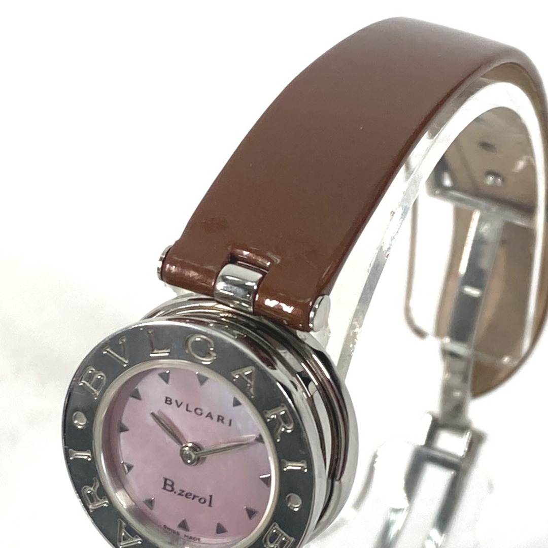 BVLGARI(ブルガリ)のブルガリ BVLGARI B-zero1 ビーゼロワン BZ22S ウォッチ シェル文字盤 腕時計 SS ブラウン レディースのファッション小物(腕時計)の商品写真