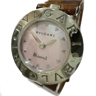 ブルガリ(BVLGARI)のブルガリ BVLGARI B-zero1 ビーゼロワン BZ22S ウォッチ シェル文字盤 腕時計 SS ブラウン(腕時計)