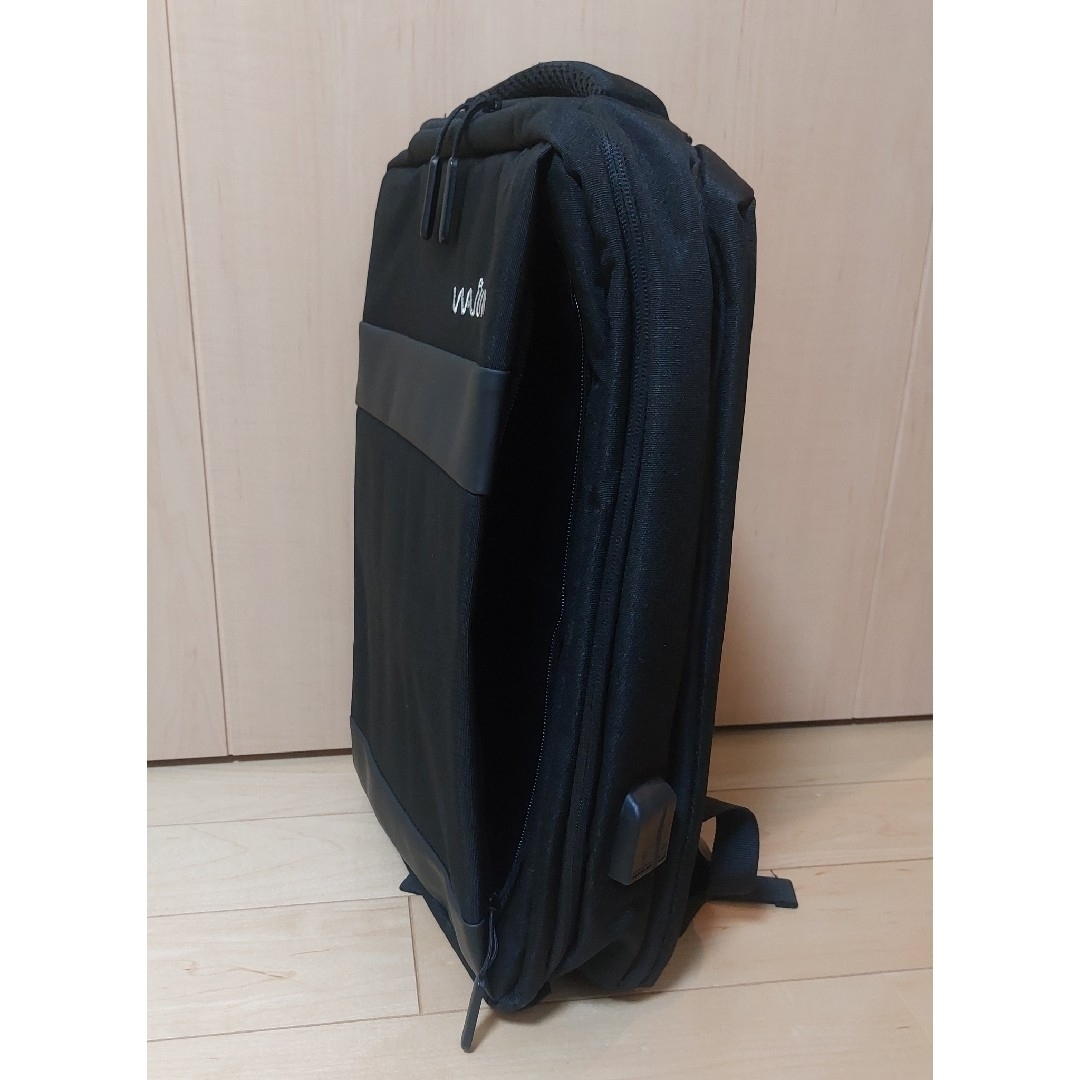 ワジュン ビジネスリュック ビジネスバッグ pcリュック pcバッグ 黒 メンズのバッグ(ビジネスバッグ)の商品写真