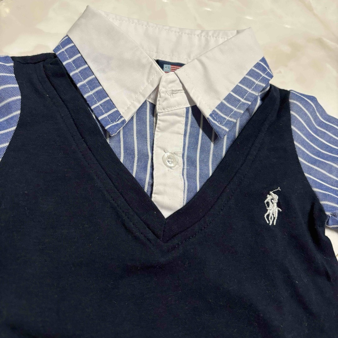 POLO RALPH LAUREN(ポロラルフローレン)のPOLO ラルフローレン ロンパース キッズ/ベビー/マタニティのベビー服(~85cm)(ロンパース)の商品写真