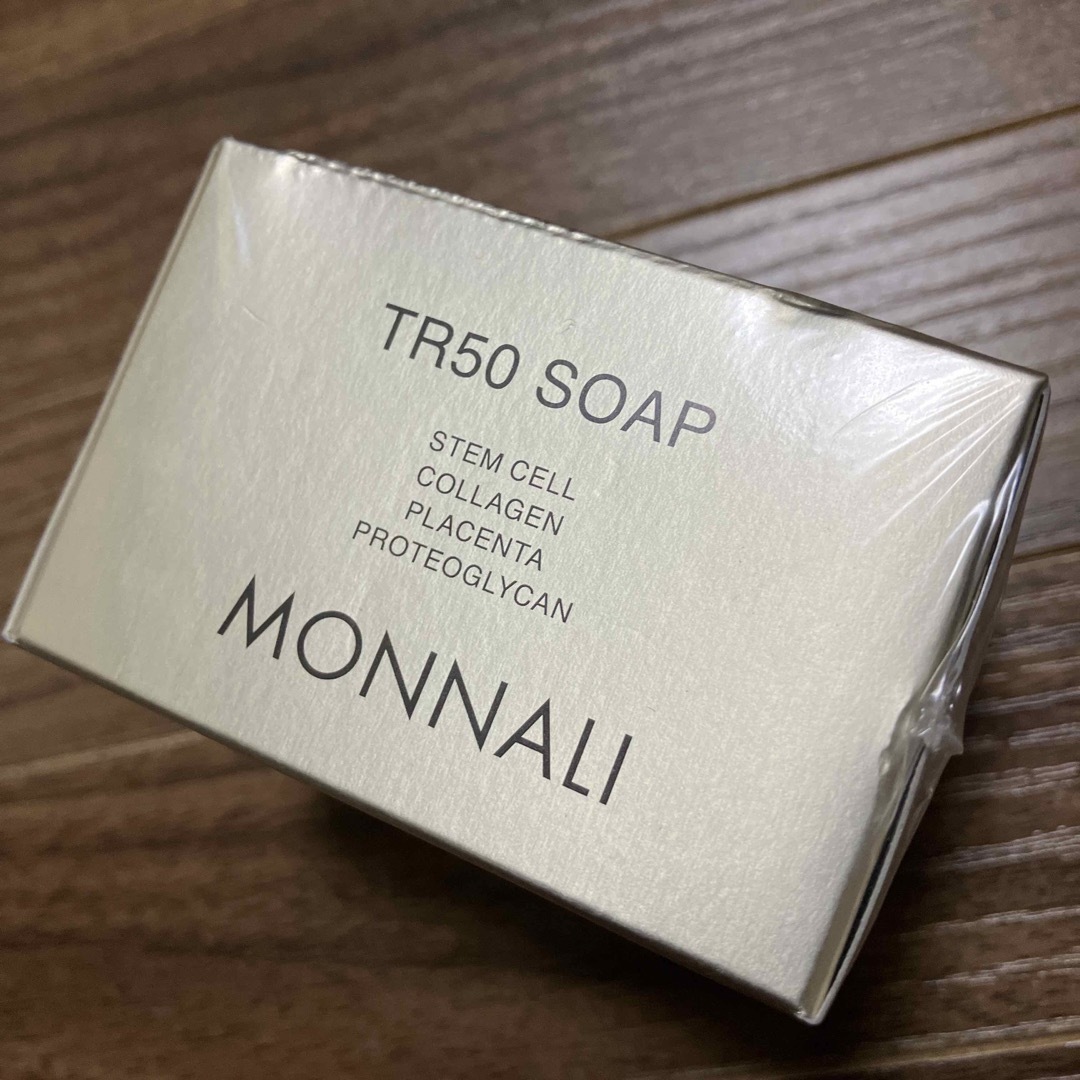 TR50 SOAP モナリ　ゴールドシリーズ石鹸 コスメ/美容のスキンケア/基礎化粧品(洗顔料)の商品写真