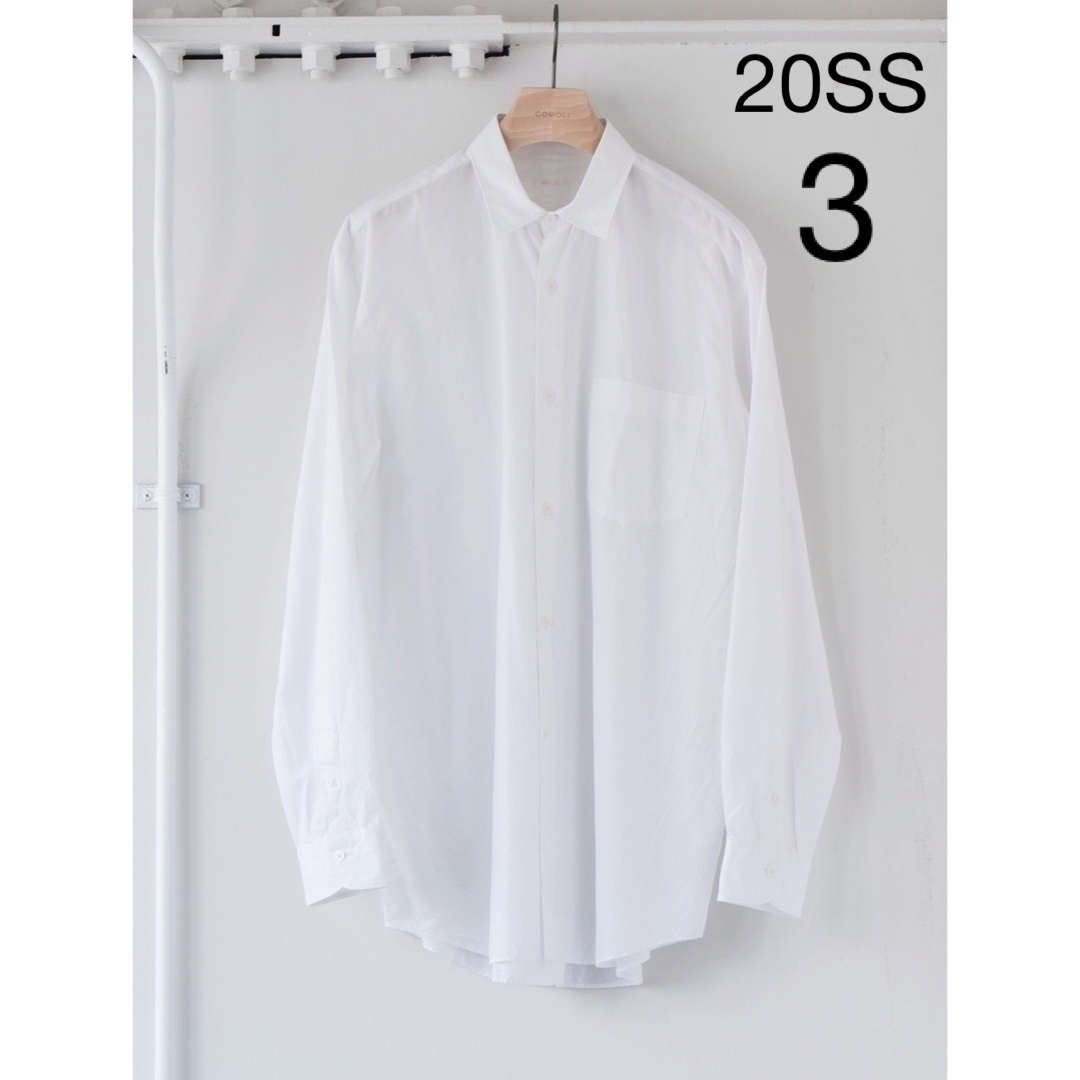 COMOLI(コモリ)の【COMOLI】20SS コモリシャツ WHITE/3 メンズのトップス(シャツ)の商品写真