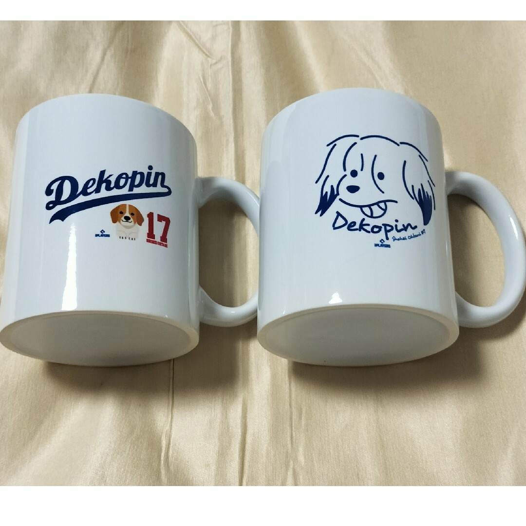MLB(メジャーリーグベースボール)の大谷翔平 デコピン マグカップ SHOHEI OHTANI DEKOPIN スポーツ/アウトドアの野球(応援グッズ)の商品写真