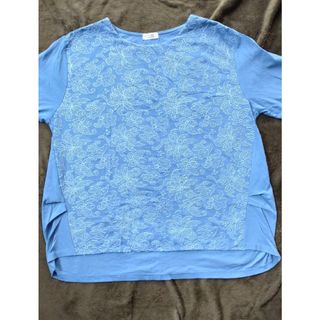 美品　JEUNE MAMAN　スカイブルー　長袖(Tシャツ(半袖/袖なし))