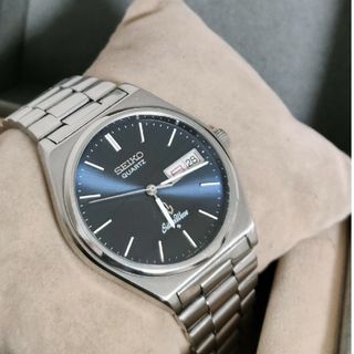 セイコー(SEIKO)の(希少品) セイコーシルバーウェーブ　電池新品　美品(腕時計(アナログ))