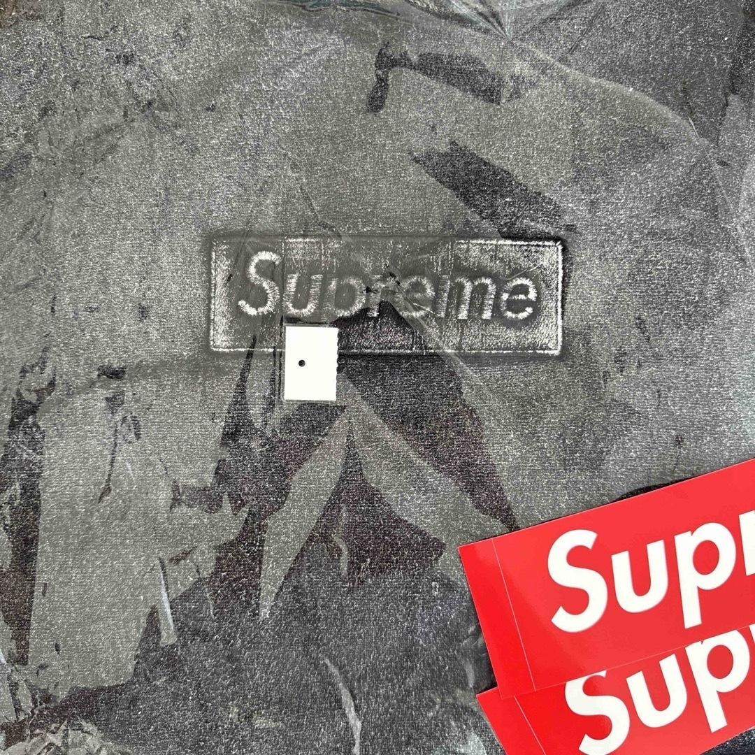 Supreme(シュプリーム)のSupreme x MM6 Foil Box Logo Hooded Sサイズ メンズのトップス(パーカー)の商品写真