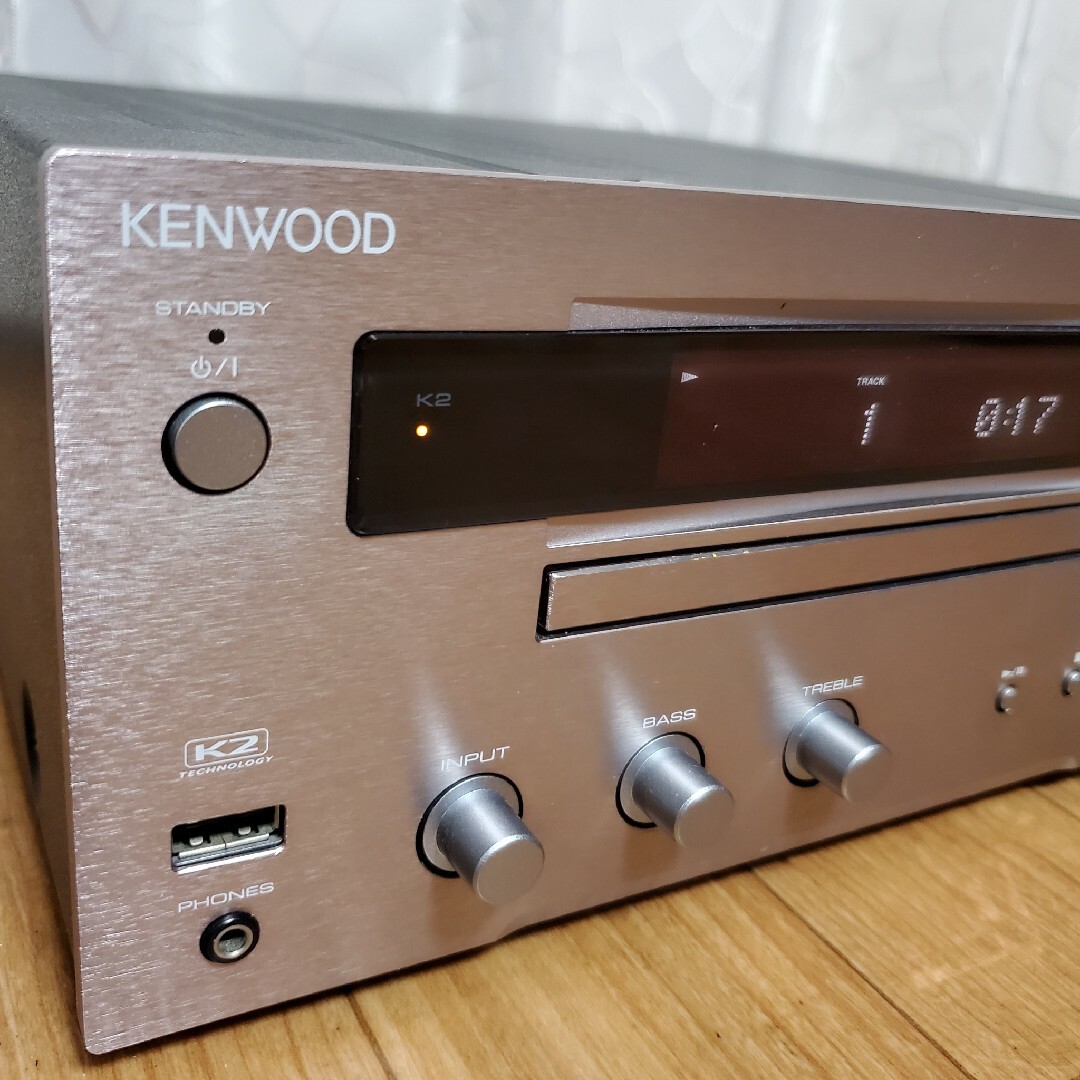 KENWOOD(ケンウッド)の【美品】 ケンウッド チューナー アンプ CD/AM/FM/USB A-K805 スマホ/家電/カメラのオーディオ機器(アンプ)の商品写真