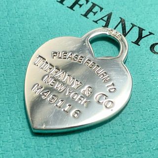 Tiffany & Co. - ティファニー リターントゥ ハート タグ ネックレストップ シルバー★922