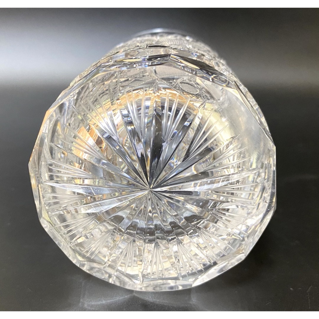 BOHEMIA Cristal(ボヘミア クリスタル)のボヘミア　ロックグラス　ウイスキーグラス　クリスタルガラス　未使用　4個 インテリア/住まい/日用品のキッチン/食器(グラス/カップ)の商品写真