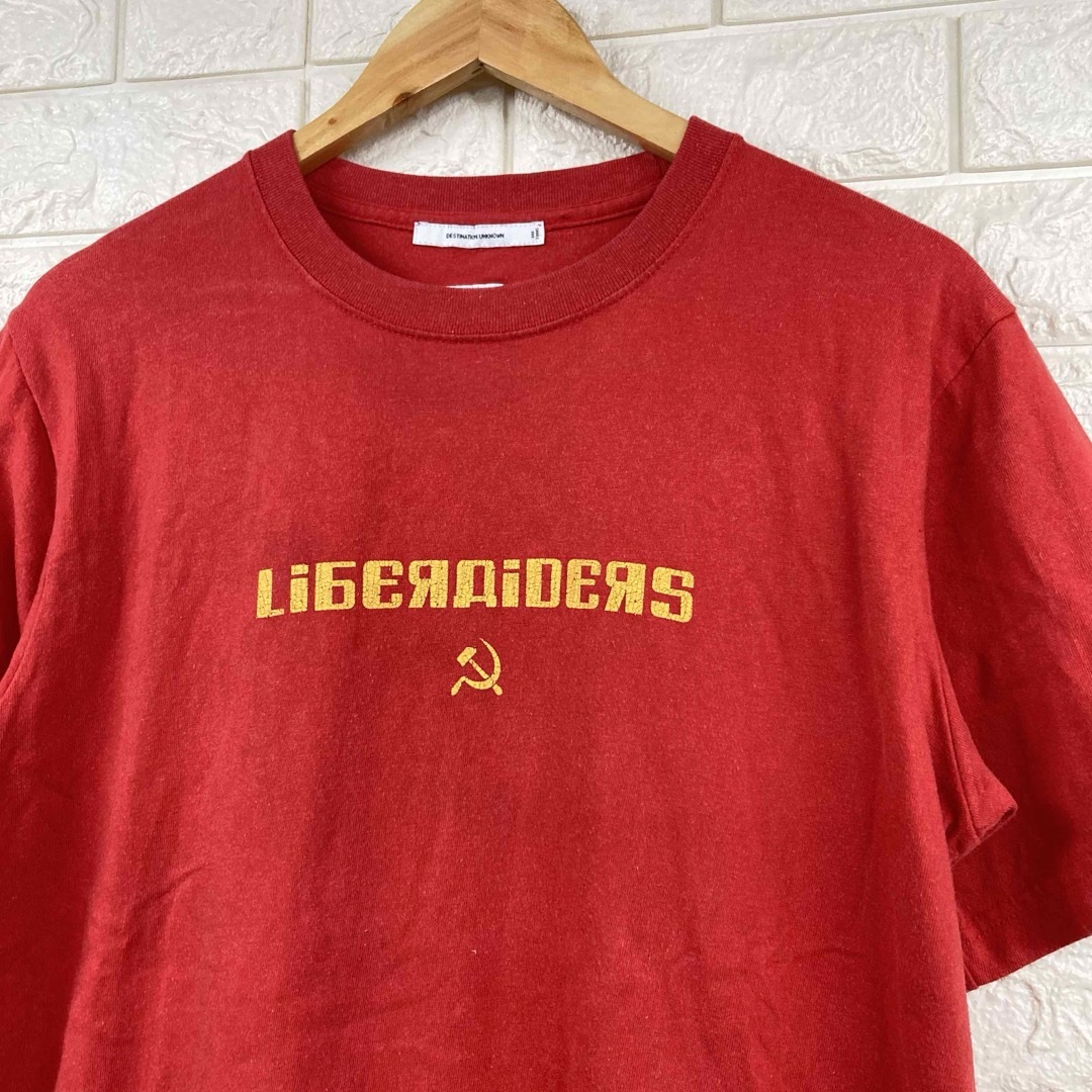 Liberaiders（R）(リベレイダース)のLIBERAIDERS HAMMER AND SICKLE LOGO TEE M メンズのトップス(Tシャツ/カットソー(半袖/袖なし))の商品写真