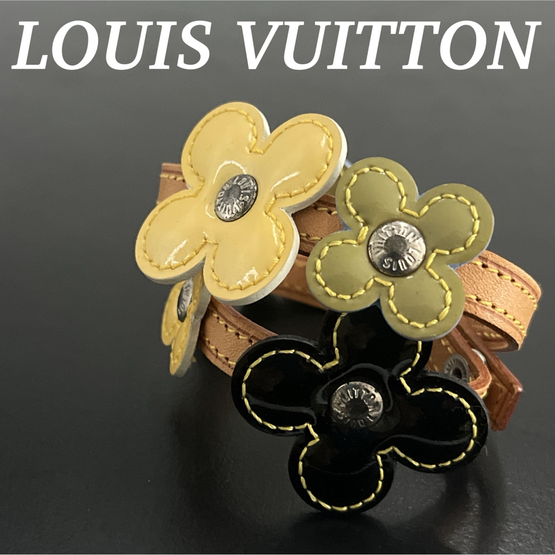 LOUIS VUITTON(ルイヴィトン)のルイヴィトン　ブレスレット　ヴェルニ　フラワーレキシントン　マルチカラー　レザー レディースのアクセサリー(ブレスレット/バングル)の商品写真