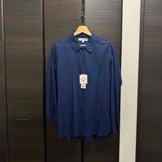 ユニクロ(UNIQLO)のユニクロ　コットンシアーシャツ(シャツ/ブラウス(長袖/七分))