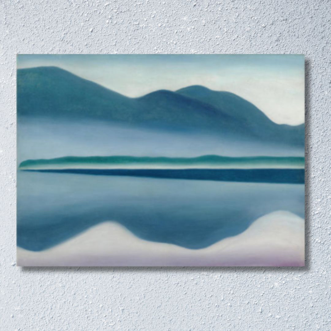 Georgia O'Keeffe Lake George 1922 希少ポスター エンタメ/ホビーの美術品/アンティーク(絵画/タペストリー)の商品写真