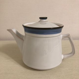 showa  Snow Blue  昭和陶器　ストーンウェア　ポット　急須(食器)