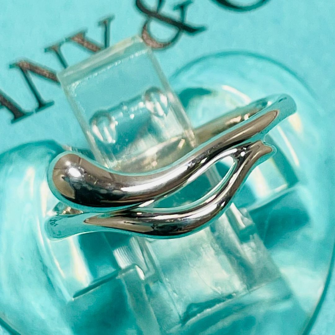 Tiffany & Co.(ティファニー)の美品 9号 ティファニー ドロップ ウェーブ リング シルバー★886 レディースのアクセサリー(リング(指輪))の商品写真