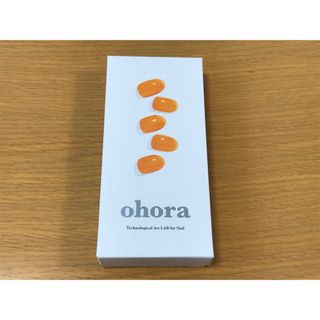 オホーラ(ohora)のohora ジェルネイル シール NB-061 オレンジ 新品(ネイル用品)