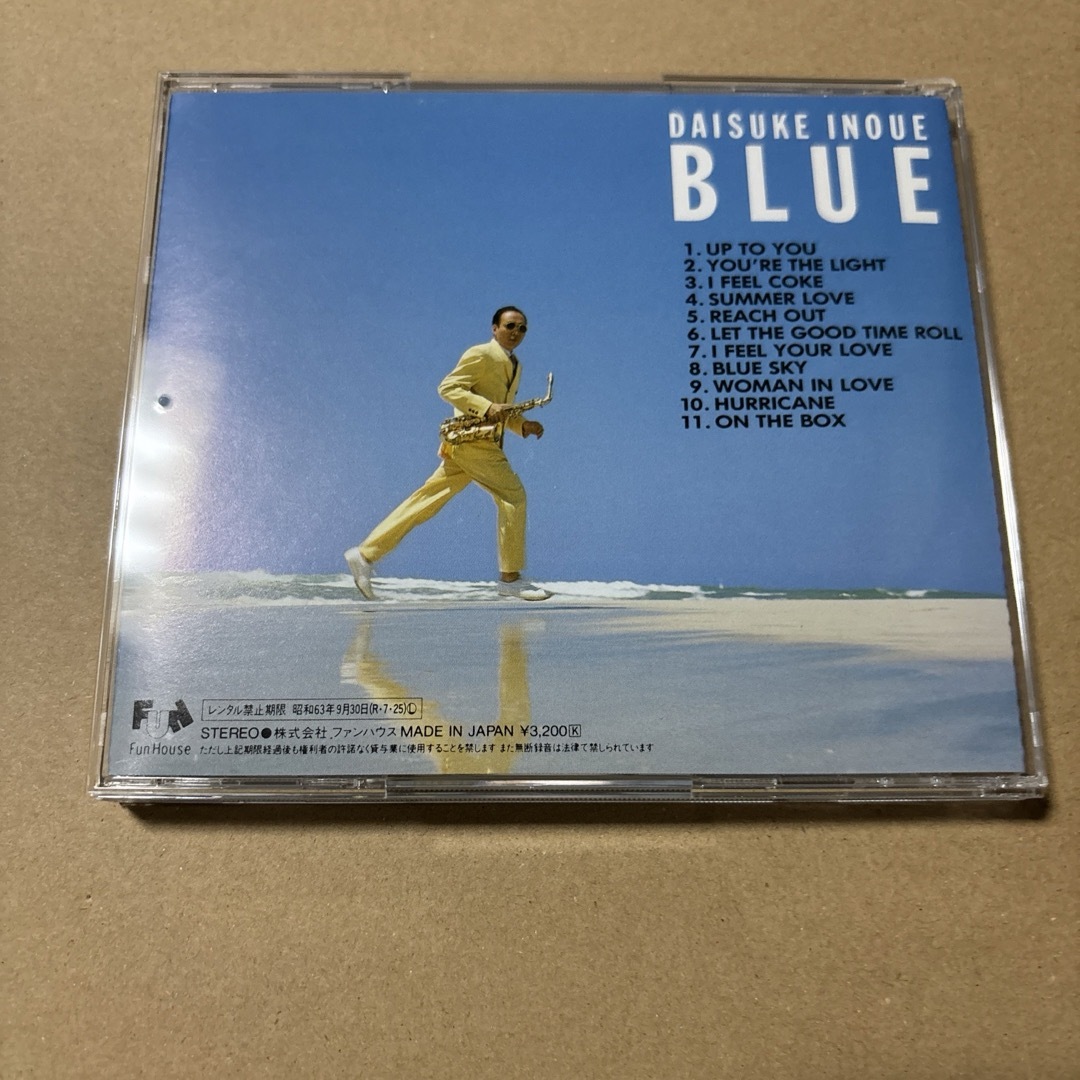 井上大輔　BLUE エンタメ/ホビーのCD(ポップス/ロック(邦楽))の商品写真