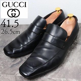 グッチ(Gucci)のGUCCI グッチ 26.5 革靴 ドレスシューズ Uチップ 黒(ドレス/ビジネス)