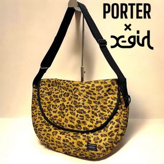 ヨシダカバン(吉田カバン)の【ほぼ未使用】PORTER ポーター X-girl コラボ  ショルダー バッグ(ショルダーバッグ)