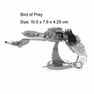 スタートレック　シルバー　メタルパズル　金属プラモデル　バードオブプレイ(SF/ファンタジー/ホラー)