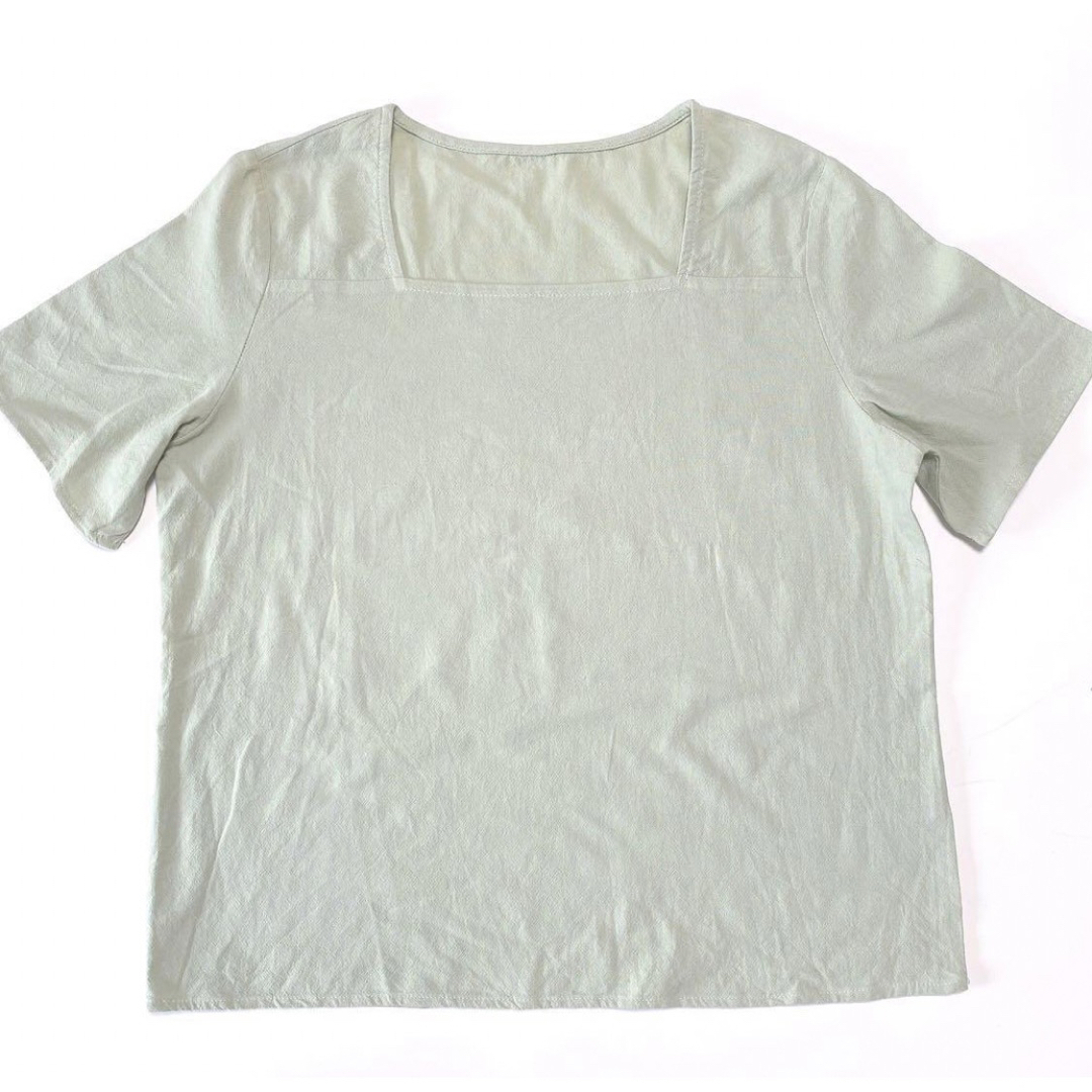 SHEIN(シーイン)のSHEIN スクエアネックブラウス S レディースのトップス(シャツ/ブラウス(半袖/袖なし))の商品写真