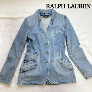 ラルフローレン(Ralph Lauren)のラルフローレン デニムジャケット 11 ヴィンテージ 春夏 レトロ テーラード(Gジャン/デニムジャケット)