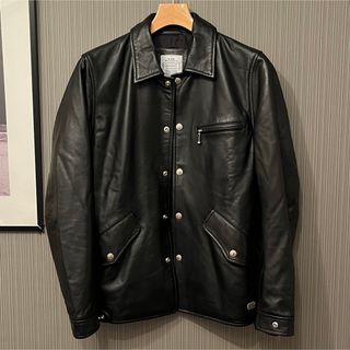 クライミー(CRIMIE)のCRIMIE LAMB LEATHER COVERALL JACKET Sサイズ(レザージャケット)