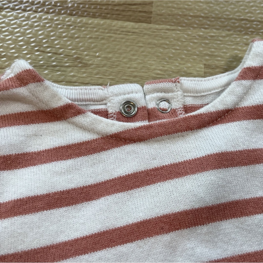 PETIT BATEAU(プチバトー)のプチバトー&ファミリア　80cm  ワンピースセット キッズ/ベビー/マタニティのベビー服(~85cm)(ワンピース)の商品写真