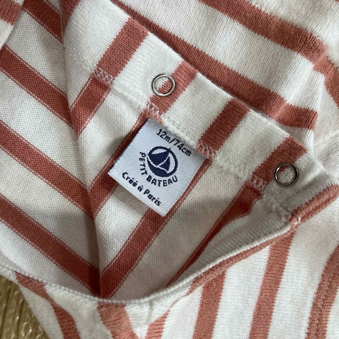 PETIT BATEAU(プチバトー)のプチバトー&ファミリア　80cm  ワンピースセット キッズ/ベビー/マタニティのベビー服(~85cm)(ワンピース)の商品写真