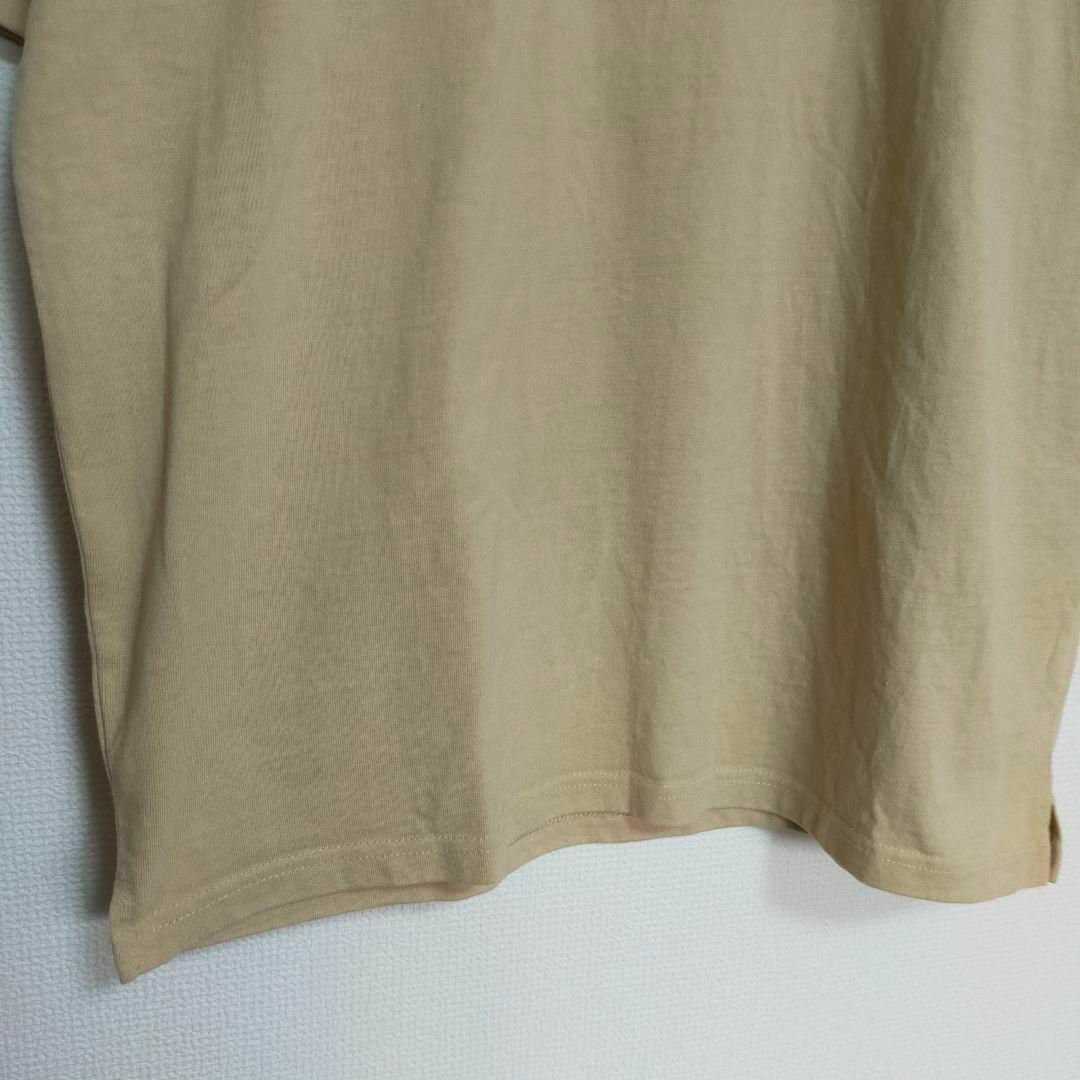 BEVERLY HILLS POLO CLUB（BHPC）(ビバリーヒルズポロクラブ)のビバリーヒルズポロクラブ ベージュ Tシャツ メンズ レディース 厚手 刺繍 M メンズのトップス(Tシャツ/カットソー(半袖/袖なし))の商品写真