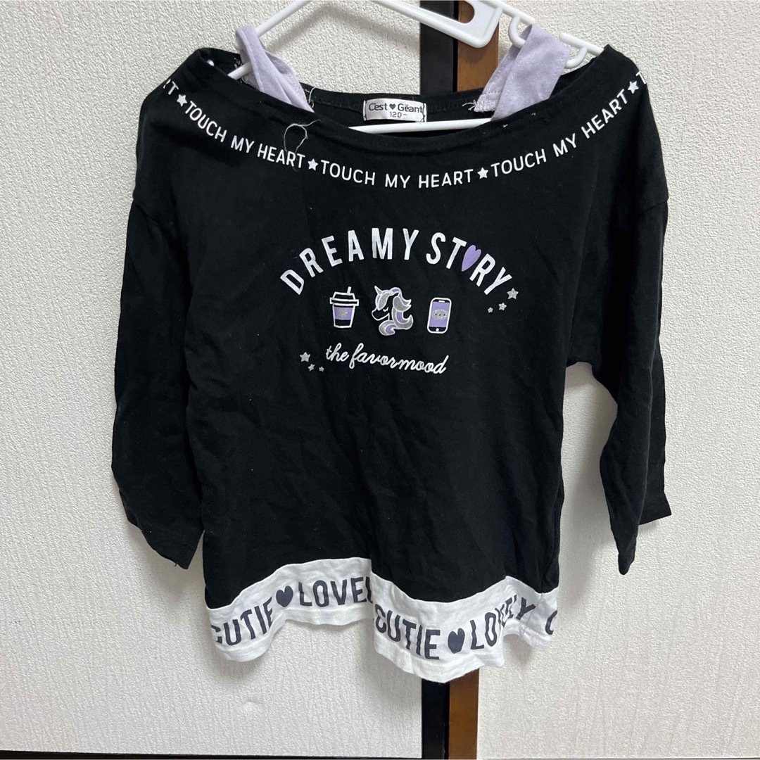 トップス キッズ/ベビー/マタニティのキッズ服女の子用(90cm~)(Tシャツ/カットソー)の商品写真