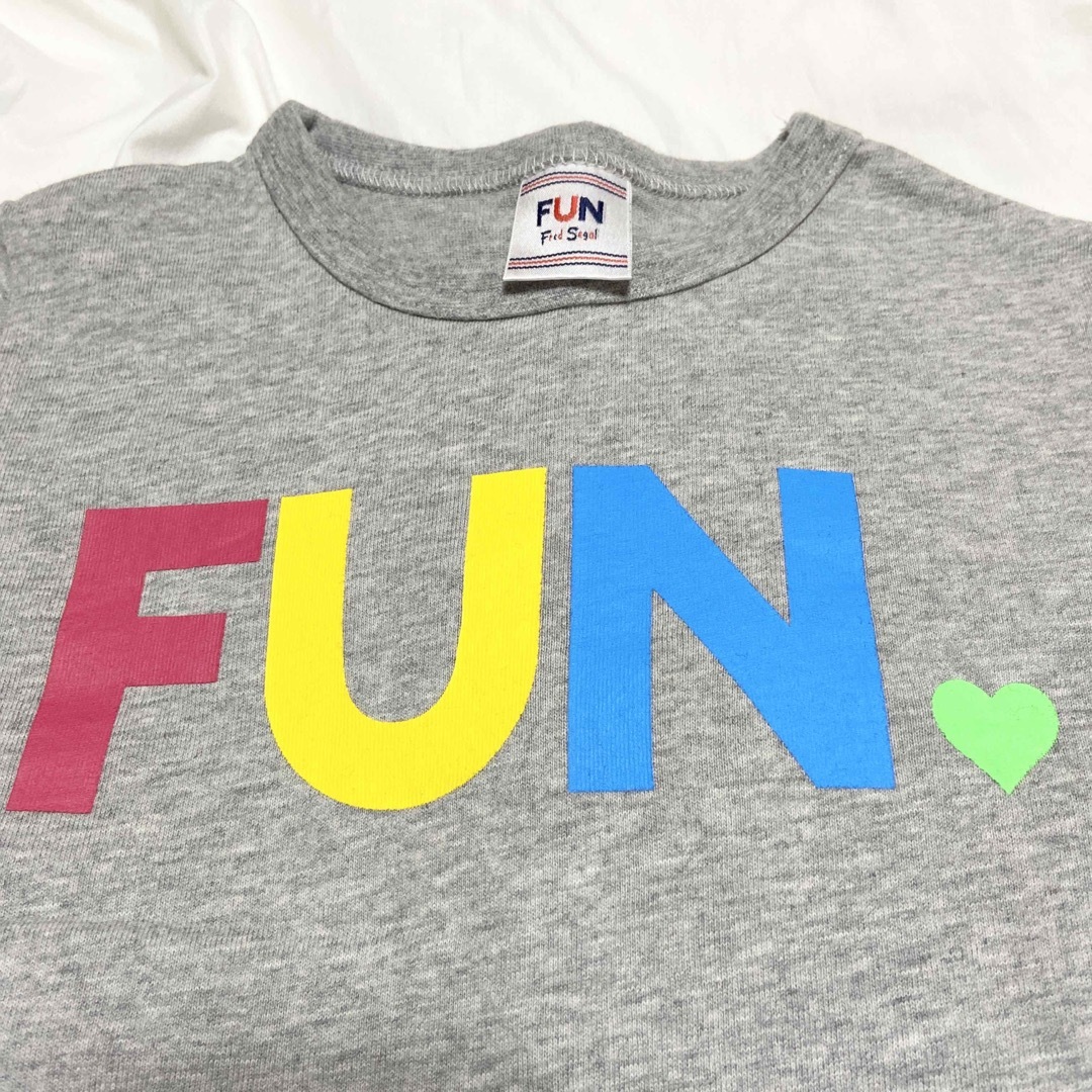 F.O.KIDS(エフオーキッズ)のファンフレッドシガール　ロゴ半袖Tシャツ　半袖　Tシャツ　トップス　子供服 キッズ/ベビー/マタニティのキッズ服女の子用(90cm~)(Tシャツ/カットソー)の商品写真