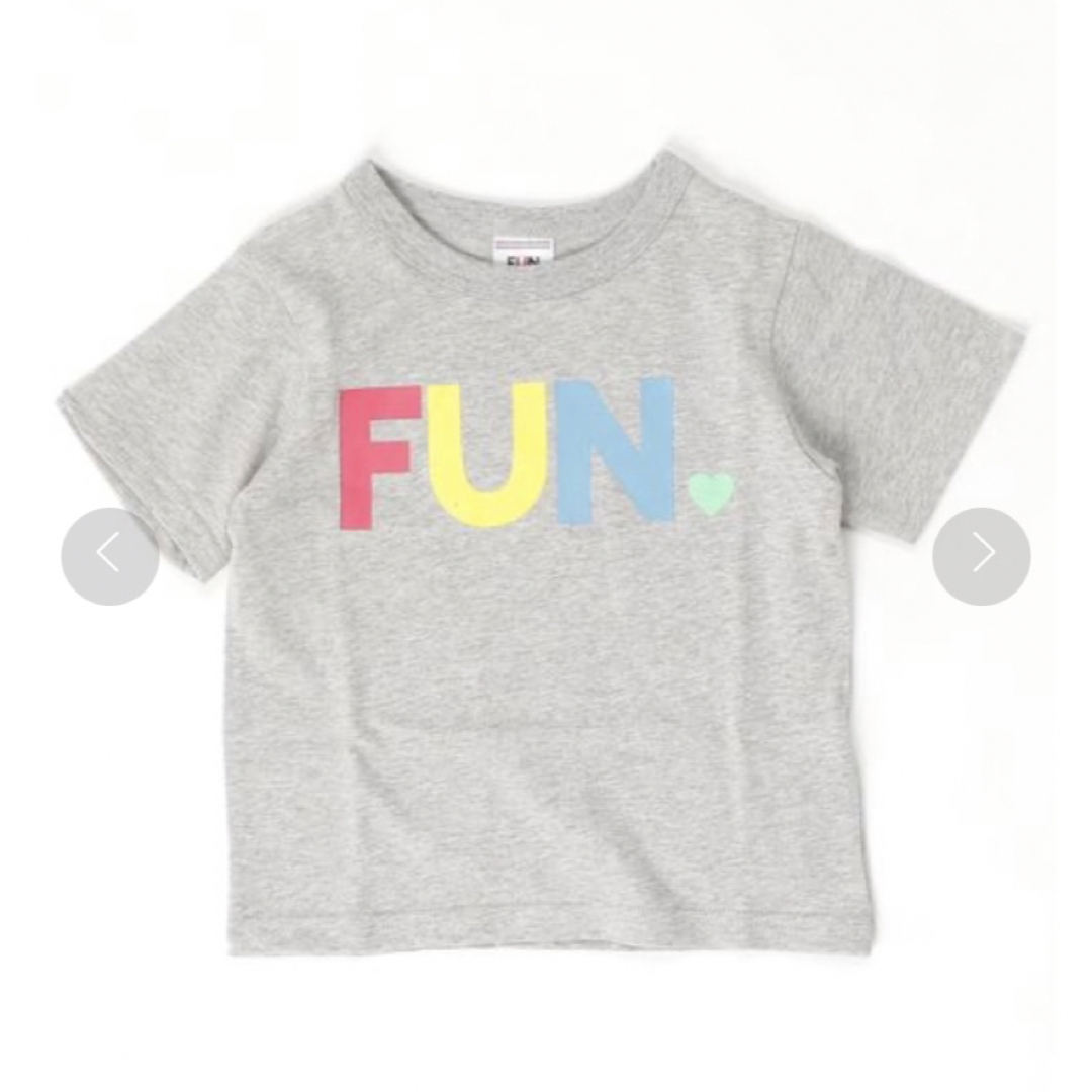 F.O.KIDS(エフオーキッズ)のファンフレッドシガール　ロゴ半袖Tシャツ　半袖　Tシャツ　トップス　子供服 キッズ/ベビー/マタニティのキッズ服女の子用(90cm~)(Tシャツ/カットソー)の商品写真