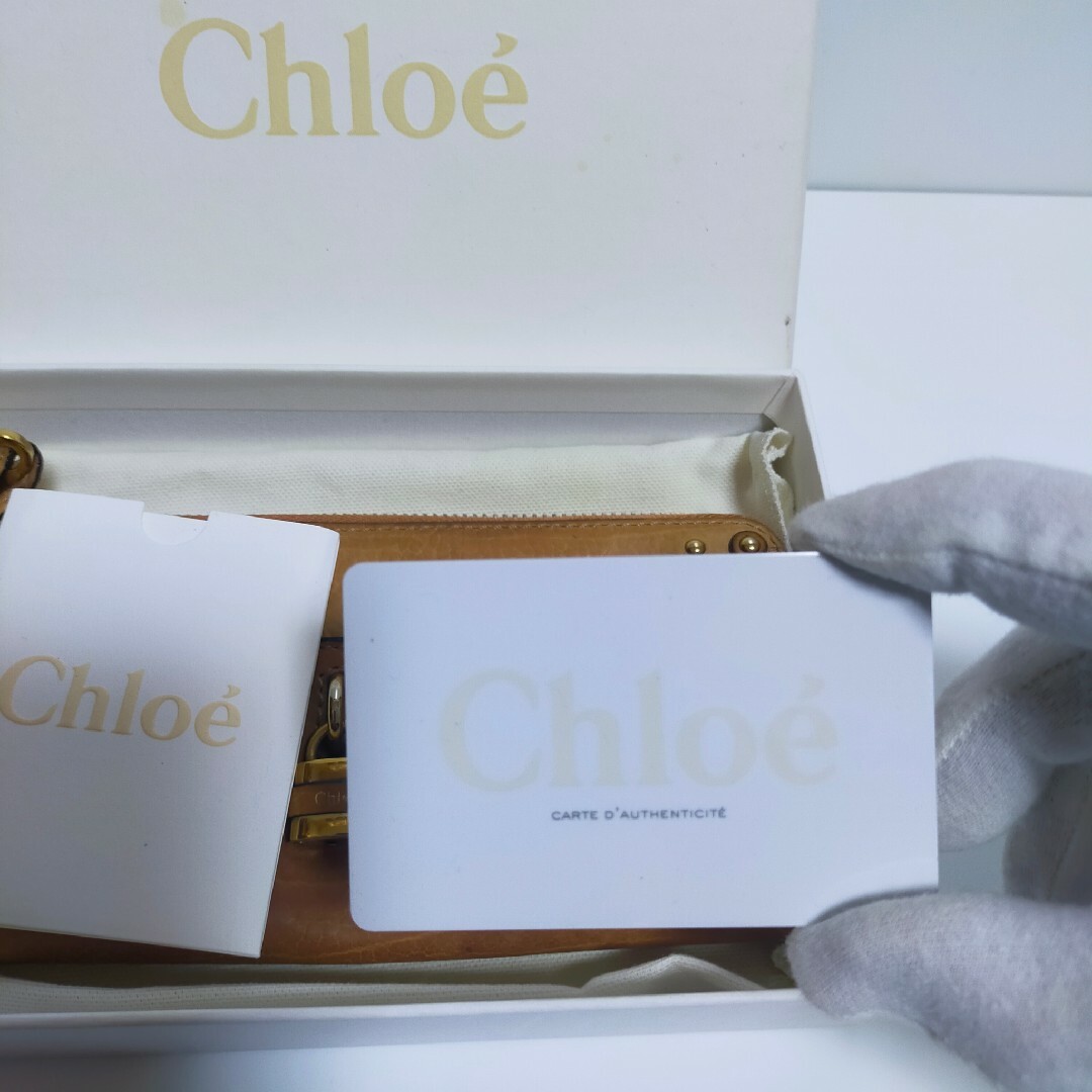 Chloe(クロエ)のChloe　クロエ　Ｌ字ファスナー　長財布　レザー メンズのファッション小物(長財布)の商品写真