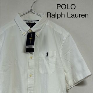 ラルフローレン(Ralph Lauren)の新品 90s POLO Ralph Lauren 半袖BDシャツ ホワイト(シャツ)