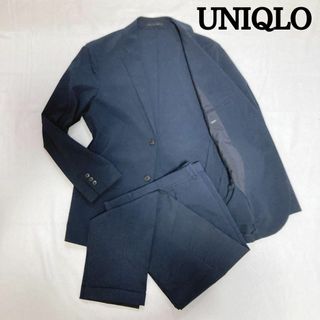 ユニクロ(UNIQLO)のユニクロ セットアップ スーツ ネイビー カジュアル センターベント(セットアップ)